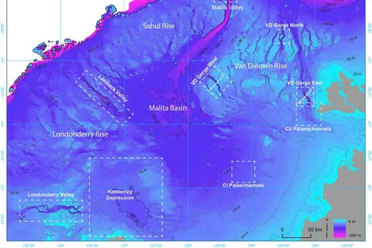 a-map-of-the-shelf-showing-various-geological-features