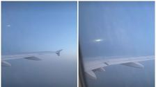 Dramatičan prizor iz aviona šokirao Europu, Denis snimio vatrenu kuglu na nebu: Mislio sam da je eksplozija