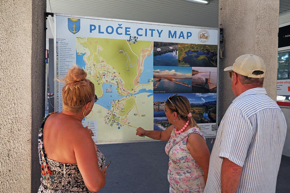 Ploče mapa grada